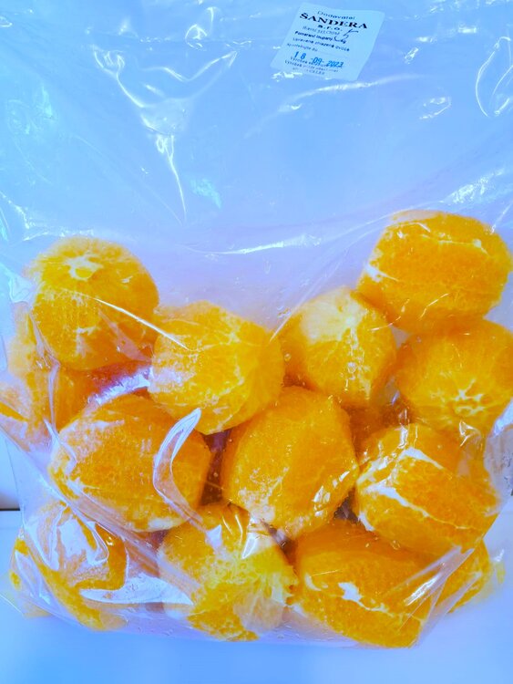 loupané pomeranče