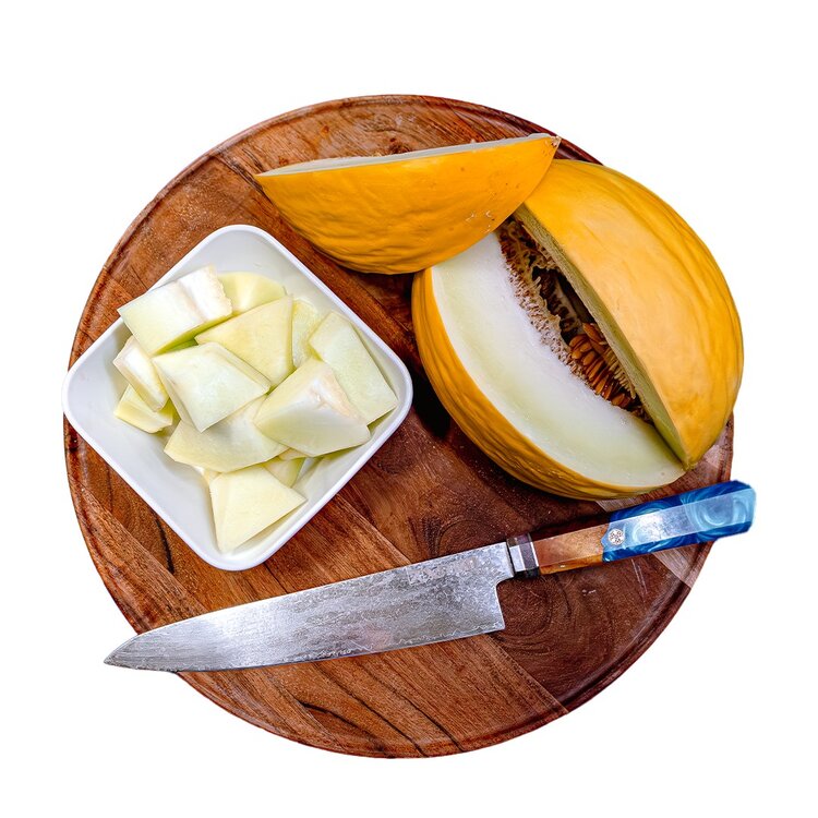 LOUPANÝ MELOUN ŽLUTÝ krájeny